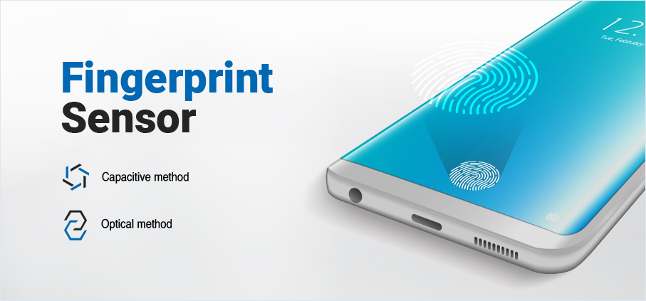 Fingerprint Sensor - Capacitive method ,Optical method