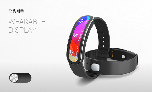 적용제품 - Wearable display